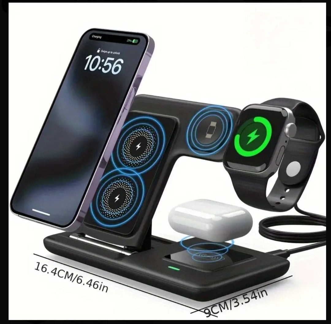 3 in 1 Wireless Charging Station