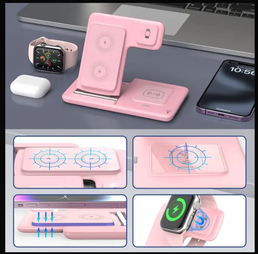 3 in 1 Wireless Charging Station