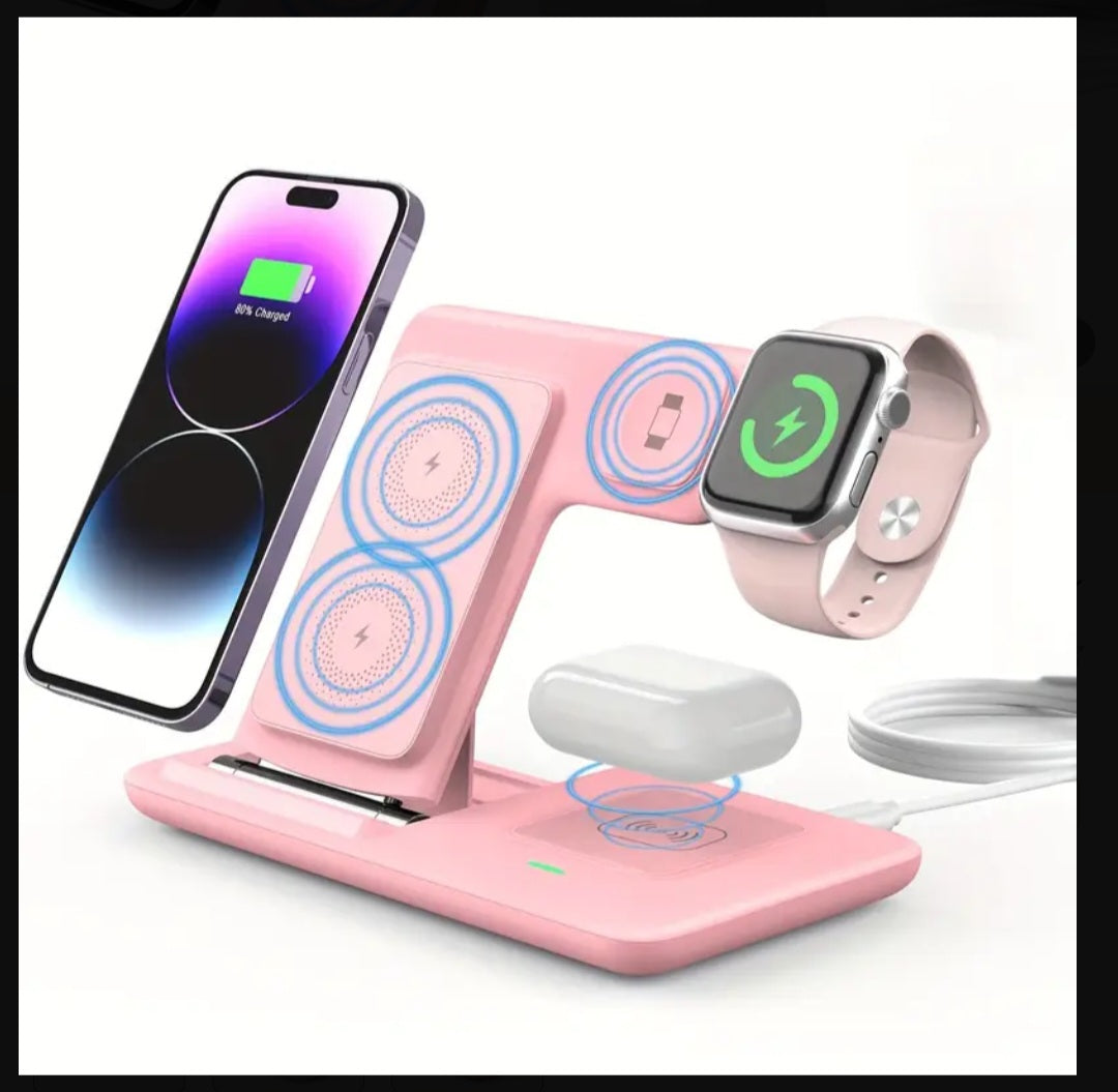 3 in 1 Wireless Charging Station
