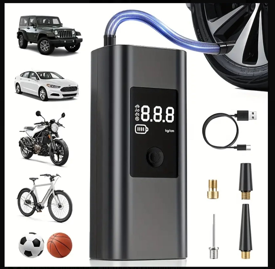 Portable tyre inflator