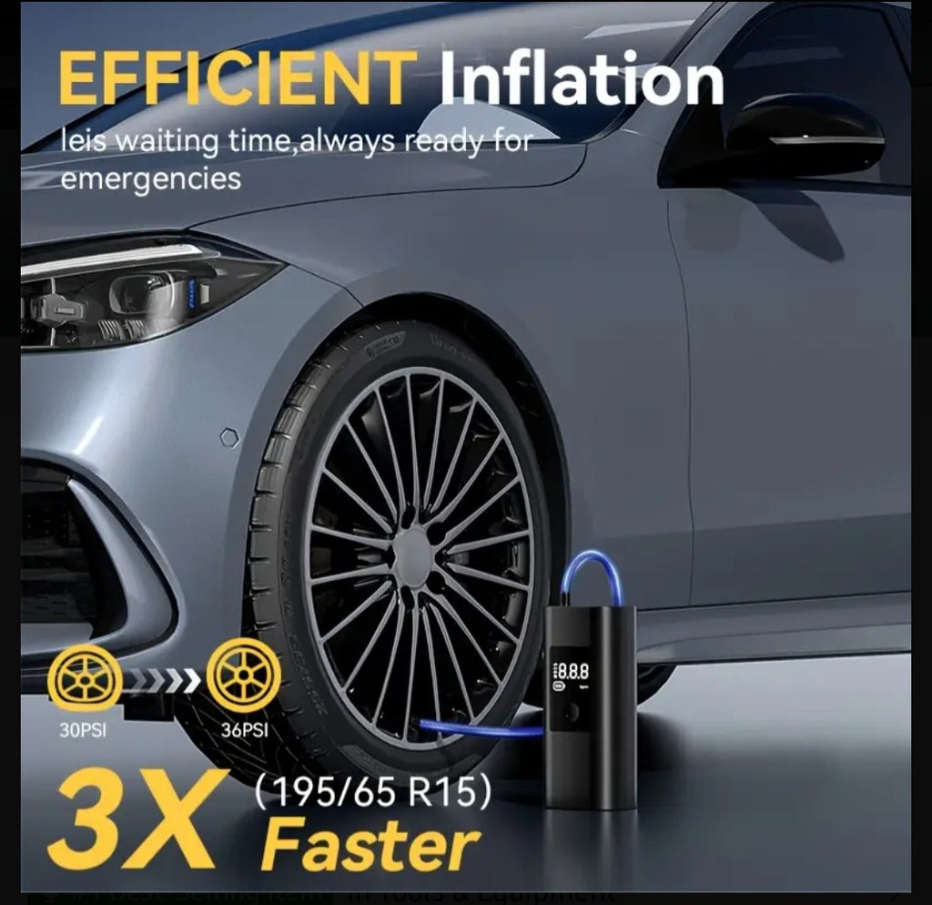 Portable tyre inflator
